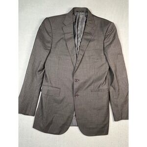 Ralph Lauren Blazer 38R Charcoal PinstripeWool Sport Coat Jacket Made in Italy